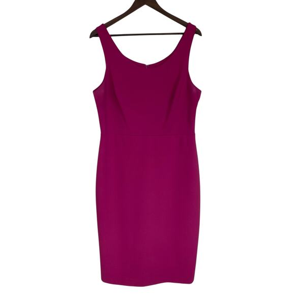 Betsey Johnson Dresses & Skirts - Betsey Johnson Hot Pink Tank Sheath Dress - Size 14